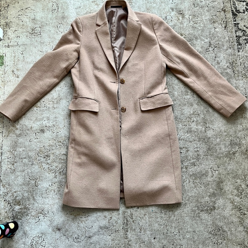 Wool cashmere coat from Uniqlo